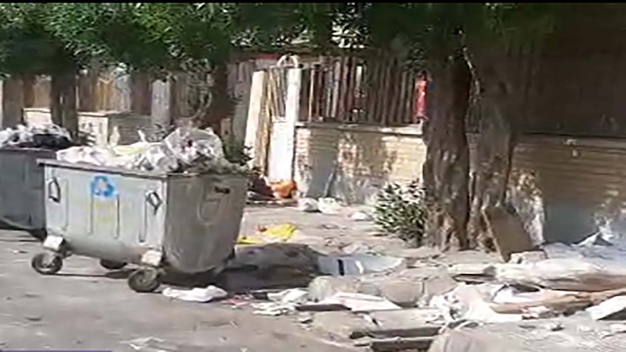 وضع نامناسب بهداشت در معابر بوشهر + فیلم