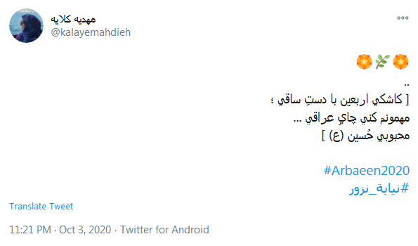 به نیابت از ما جاماندگان هم قدم بردارید