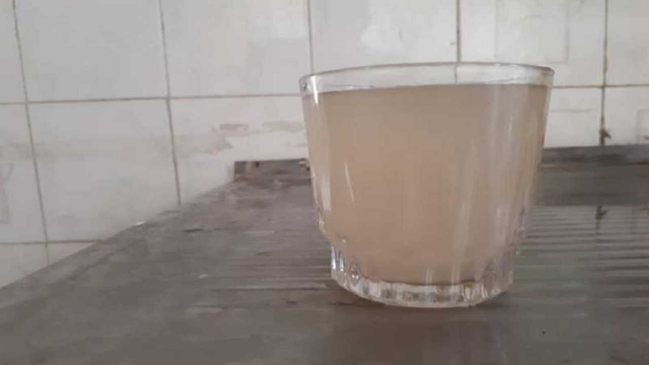 آب شرب نسکافه ای در قطن آباد نیشابور + فیلم