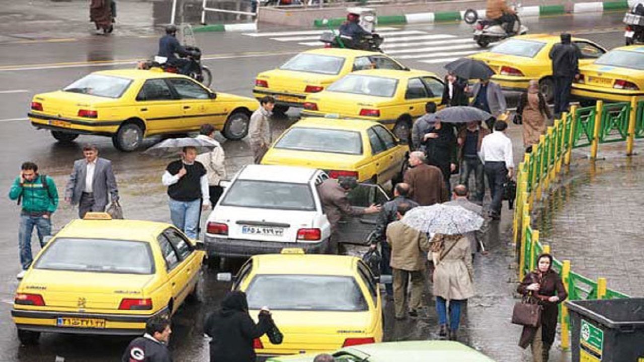 برخورد با تاکسیرانان دارای تخلف بهداشتی در قزوین