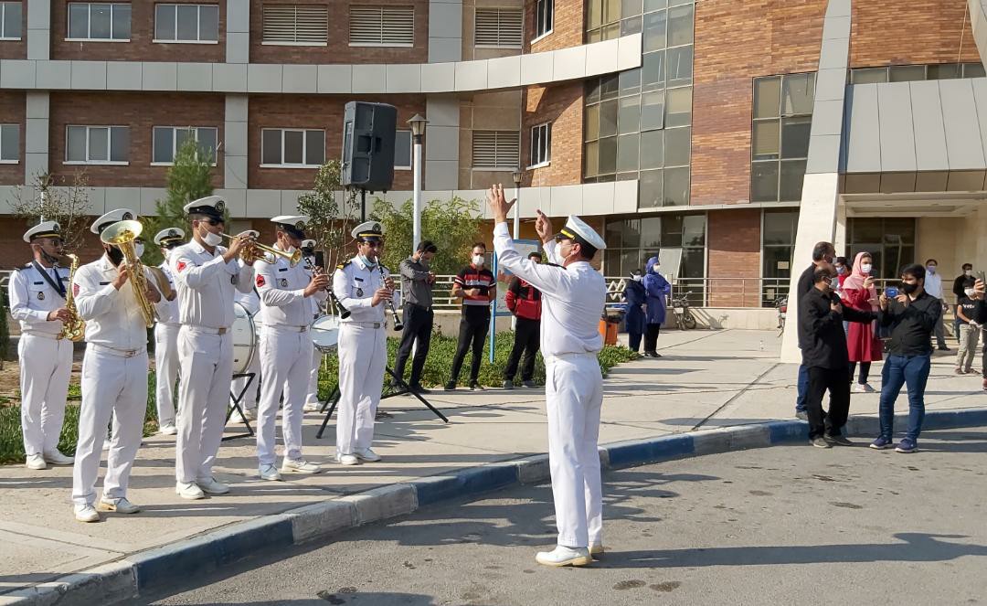 تشییع و تدفین پیکر شهید مدافع سلامت در سیرجان