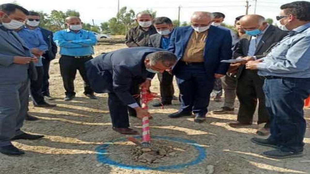 کلنگ زنی مجتمع گردشگری سار در باغملک