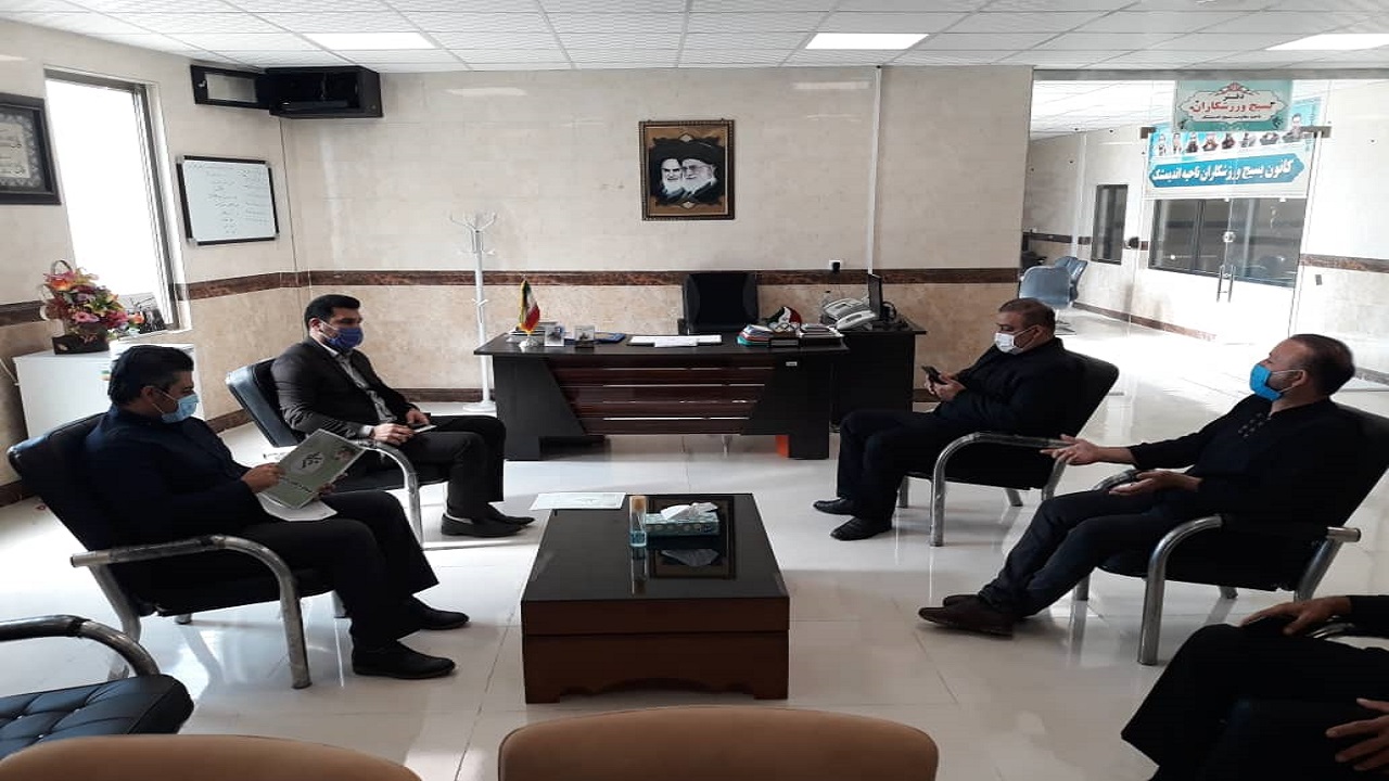حضور مسئول سازمان بسیج ورزشکاران خوزستان در اندیمشک