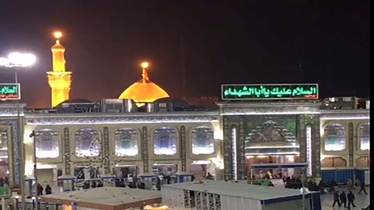 کربلای معلی در آستانه اربعین حسینی(ع) + فیلم