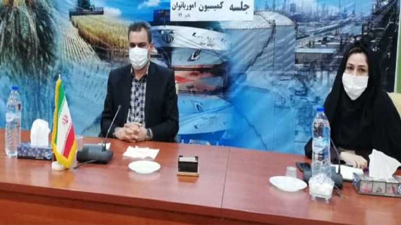 تکریم و معارفه روسای قدیم و جدید امور بانوان فرمانداری ماهشهر