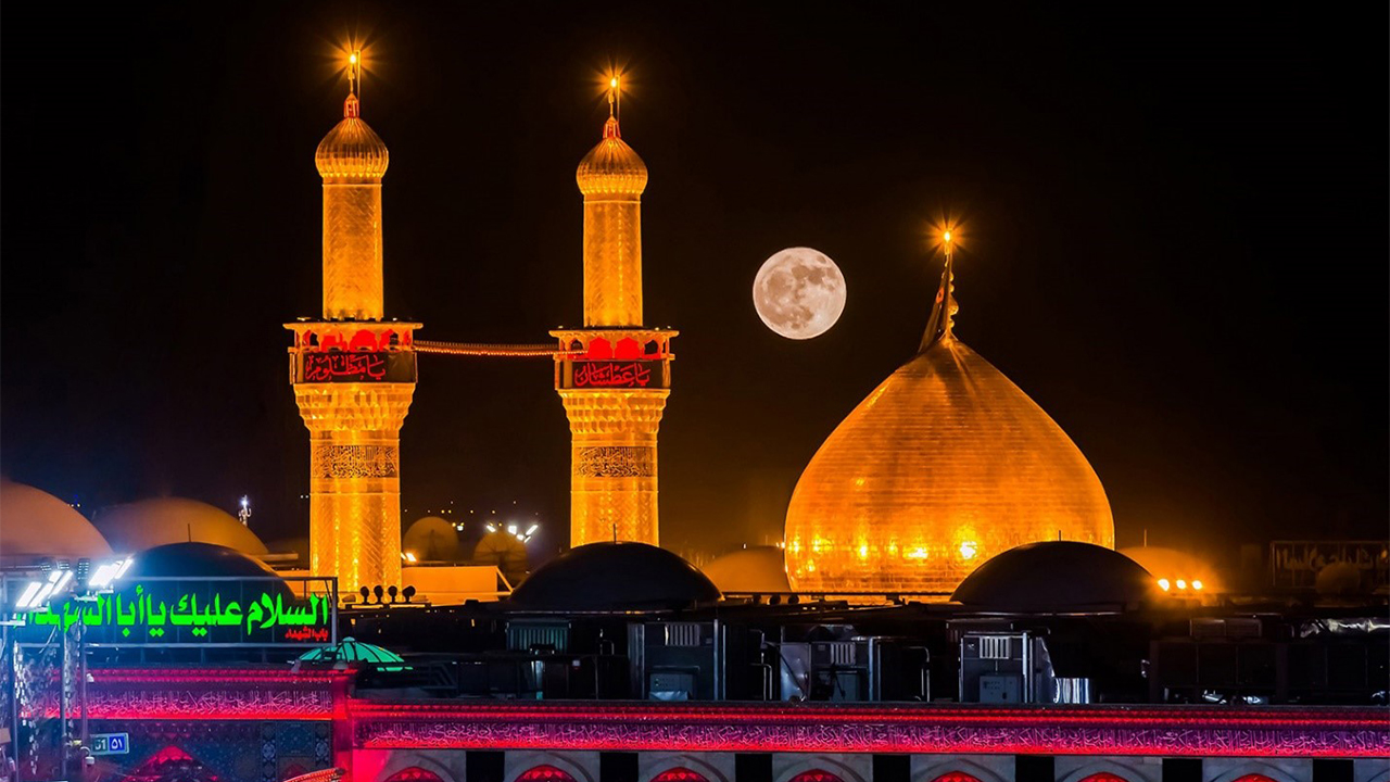 حال و هوای کربلای معلی در شب اربعین حسینی + عکس