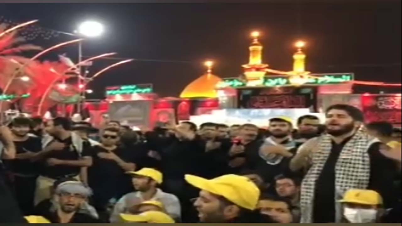 فیلمی از مراسم عزاداری اربعین سال گذشته در بین‌الحرمین