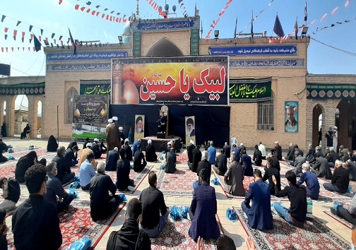 برگزاری مراسم قرائت زیارت اربعین در بقاع متبرکه خراسان جنوبی