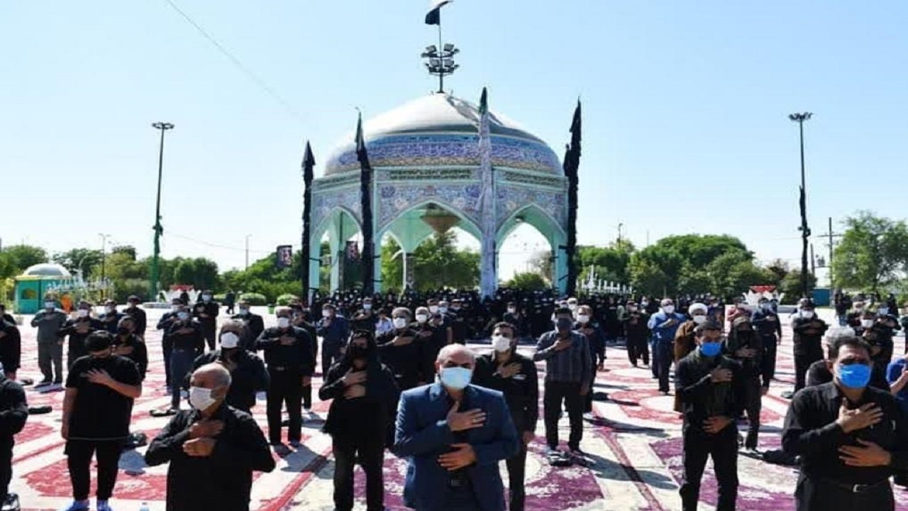 برگزاری مراسم عزاداری اربعین حسینی در اندیمشک