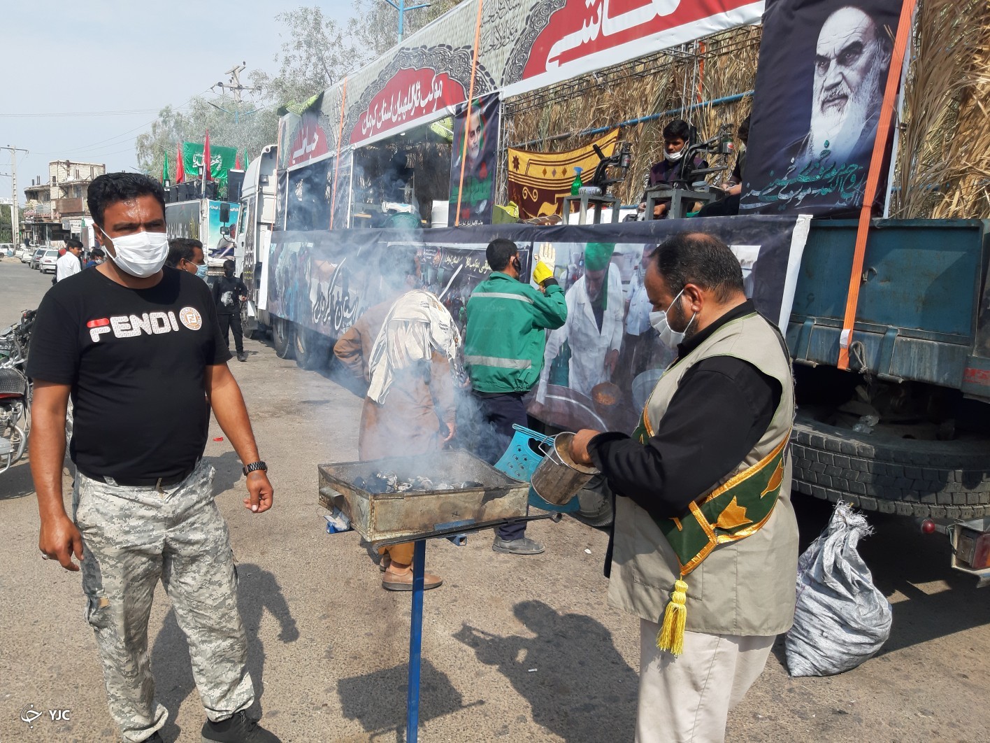 موکب اربعین در ریگان 