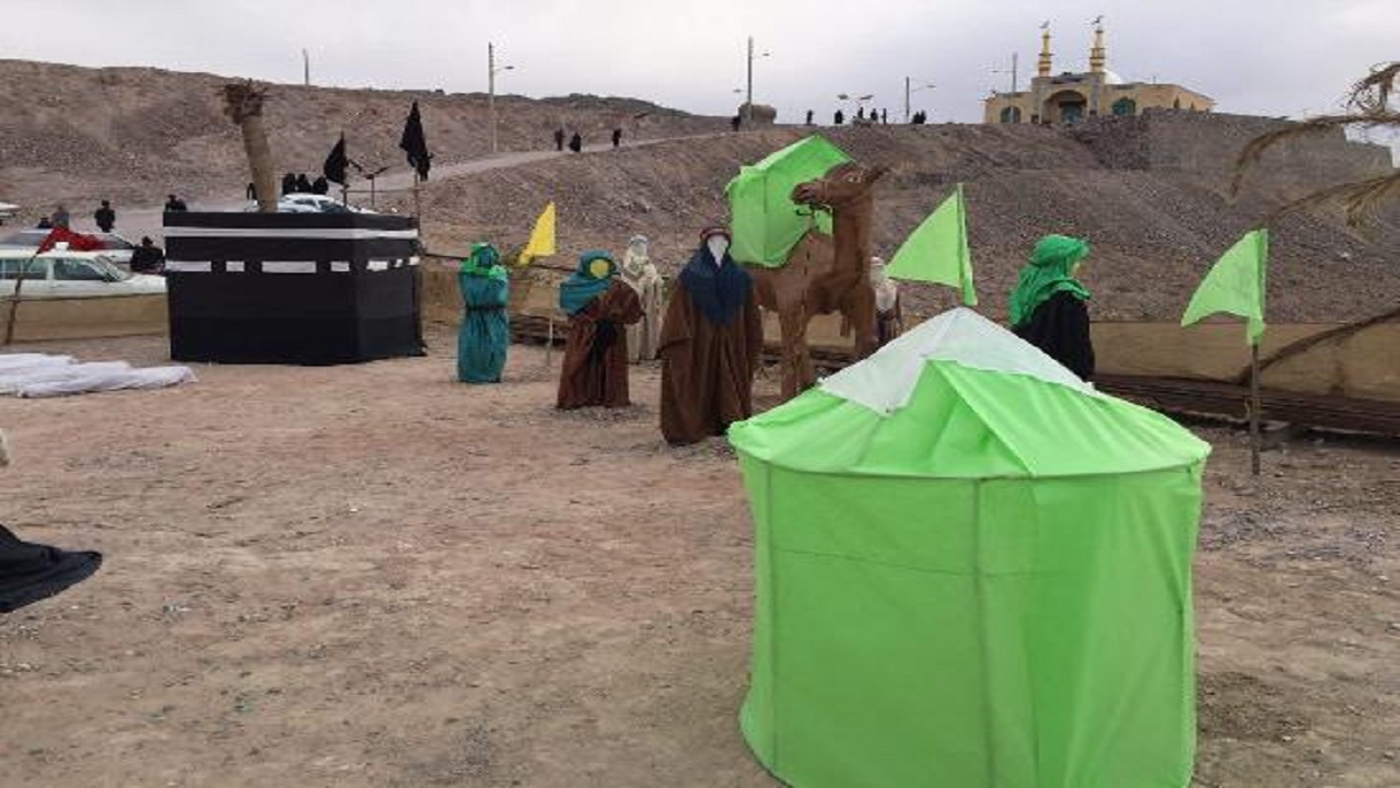 برپایی نمایشگاه روایت عاشورا در شهرستان زیرکوه