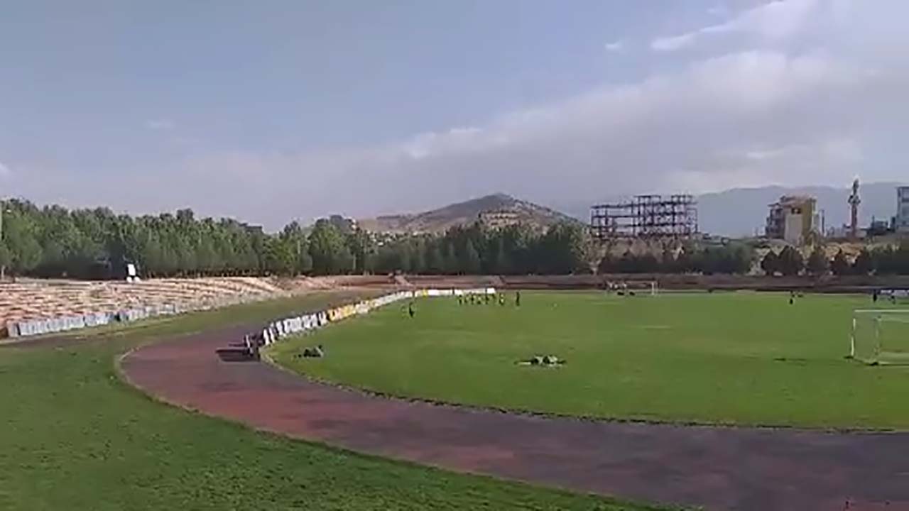 نمایی از مجموعه ورزشی و فرهنگی در نهاوند + فیلم