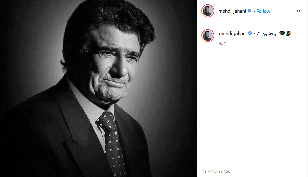 واکنش چهره&zwnj;ها به درگذشت کارگردان سینما بر اثر ابتلا به کرونا