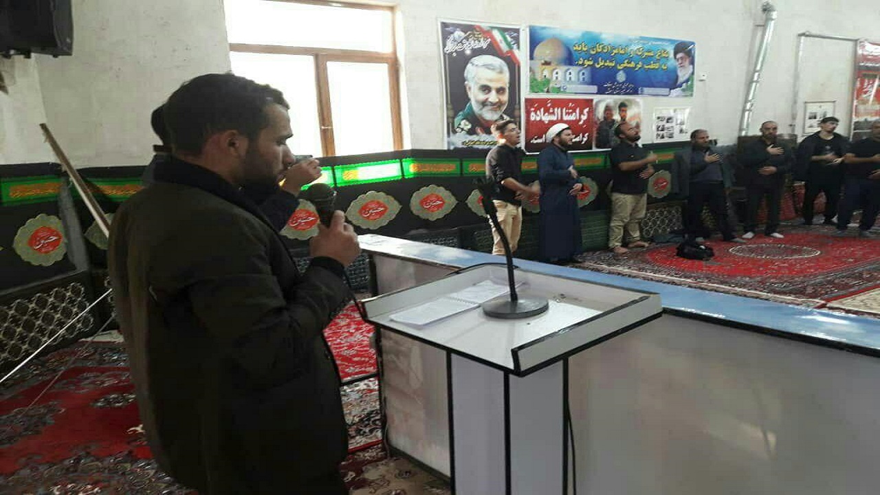 برگزاری مراسم اربعین حسینی در یکی از روستا‌های گرمی + تصاویر