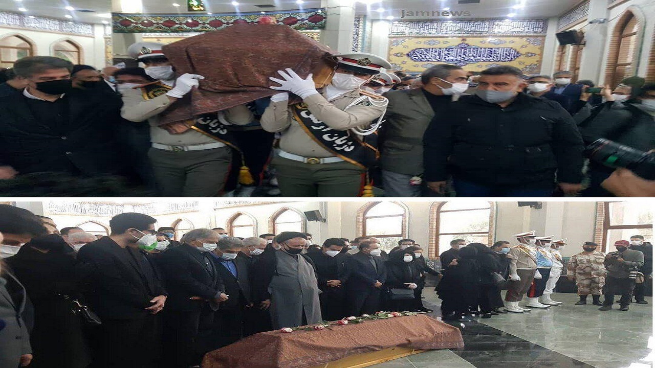 پیکر شجریان پس از اقامه نماز به فرودگاه منتقل شد