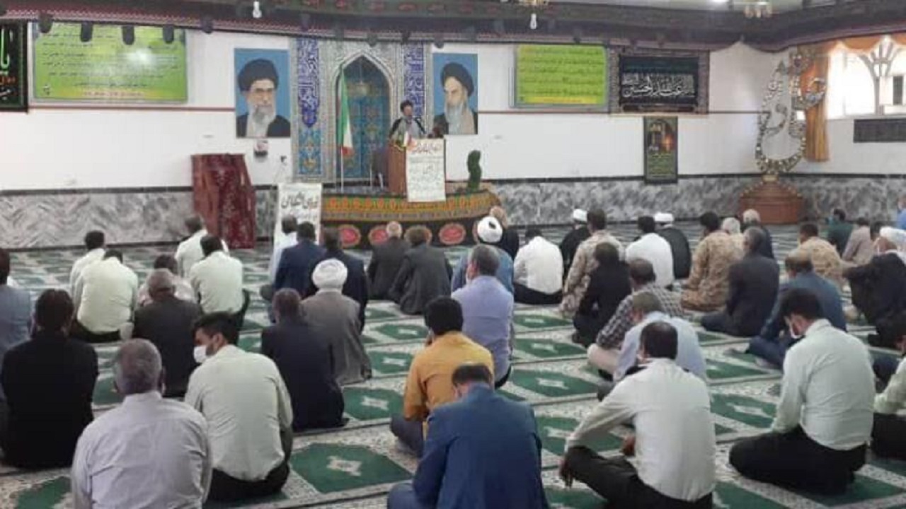 نمازجمعه شهرستان تفتان تعطیل شد