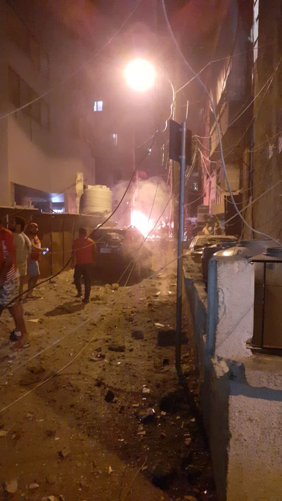 شنیده شدن صدای انفجار در بیروت