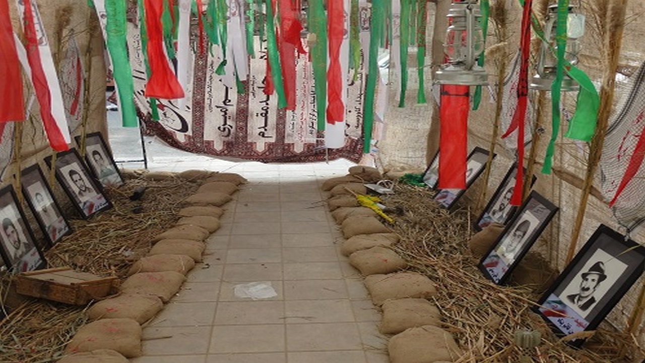 تجلیل از رزمندگان اداره کل ورزش و جوانان استان ایلام