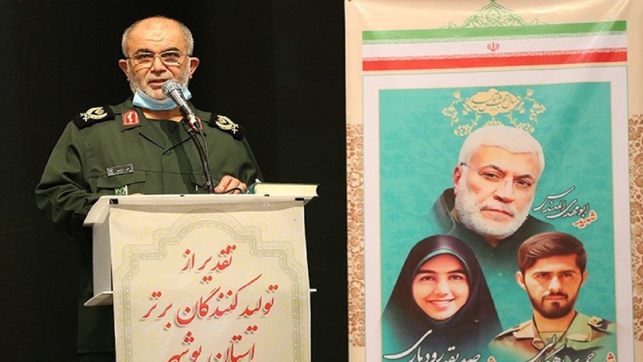 سردار علی رزمجو، فرمانده سپاه امام صادق (ع) استان بوشهر 