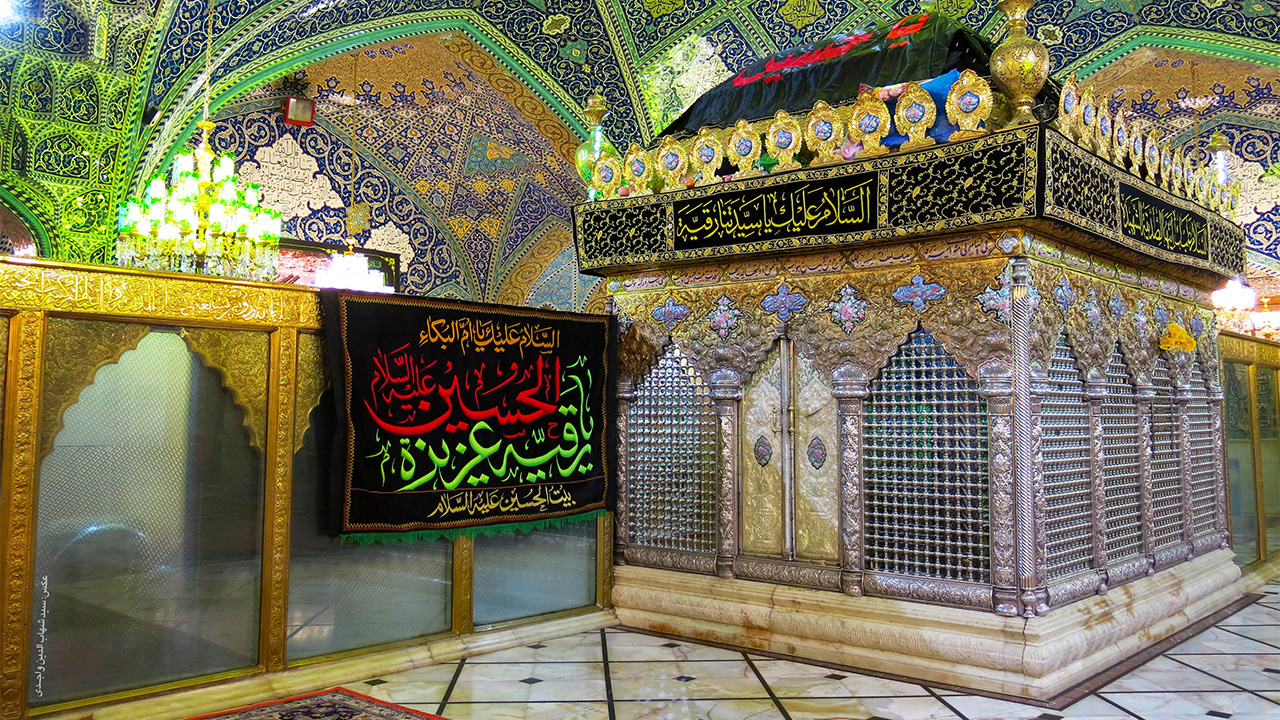 شام غریبان حضرت رقیه (س) در سوریه + فیلم