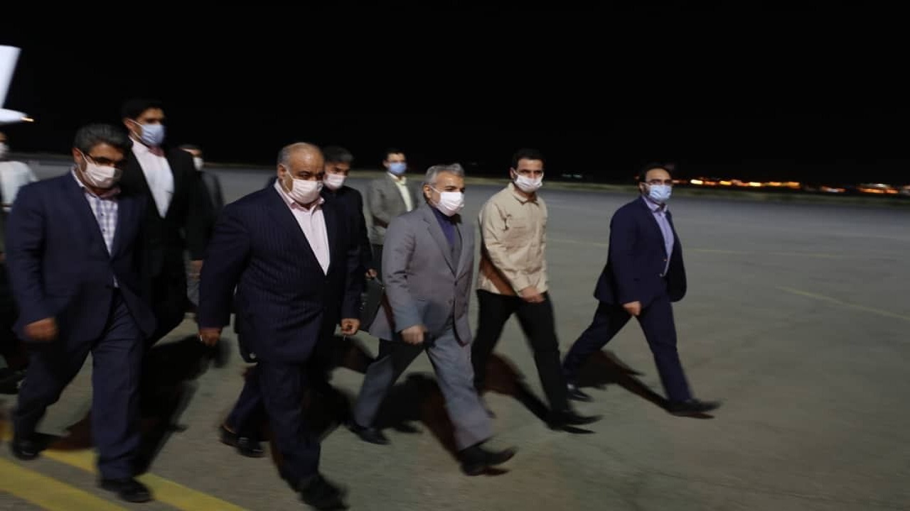 رئیس سازمان برنامه و بودجه کشور وارد کرمانشاه شد