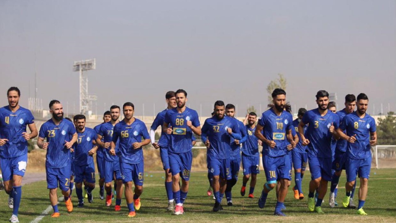 تمرین نوبت صبح استقلال برگزار شد