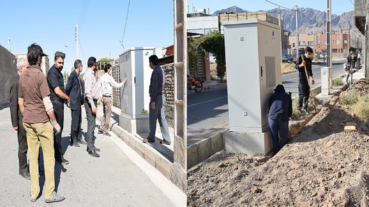 واگذاری تلفن ثابت در روستای امیرآباد بیرجند