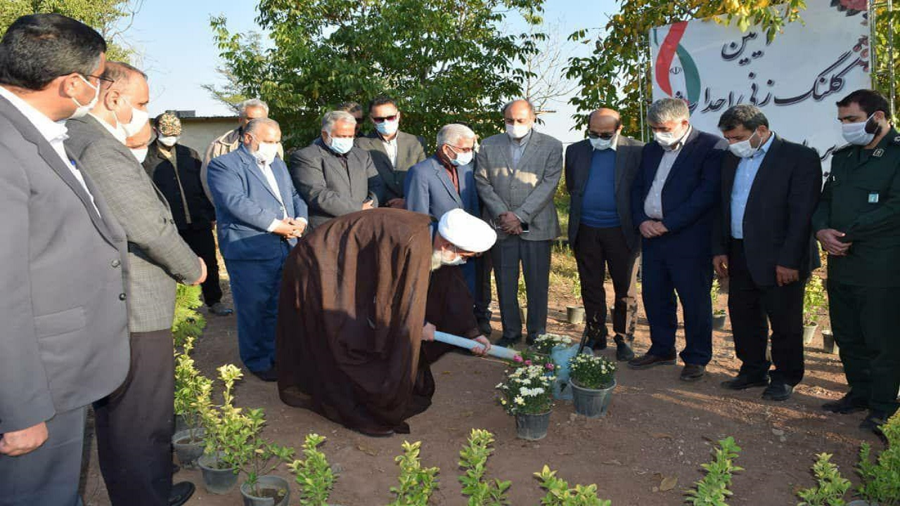 کلنگ زنی پردیس سینمایی امید شهر محمدیه