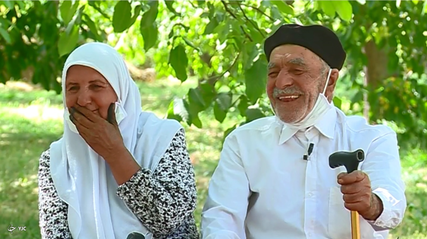 زوج پیر اما خوشبخت شازندی زندگی خوش زوج شازندی در کنار ۹ فرزند