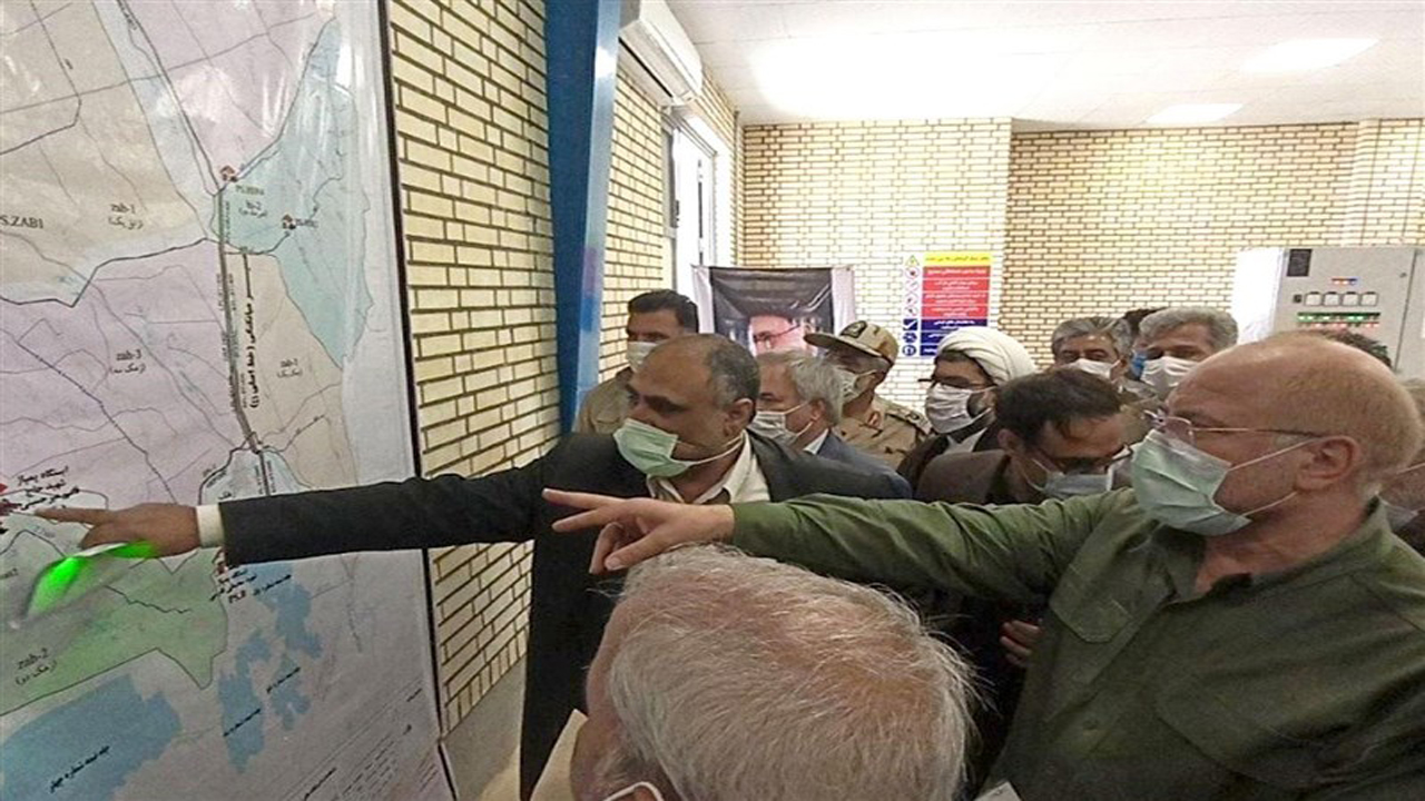 نظارت میدانی رئیس مجلس از پاسگاه مرزی میلک / قدردانی فرمانده مرزبانی منطقه از حضور قالیباف در نقطه صفر مرزی+ فیلم