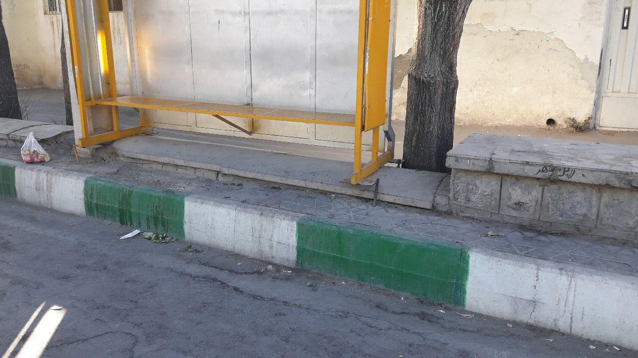 ایستگاه بدون تاکسی در مبارکه + فیلم و عکس