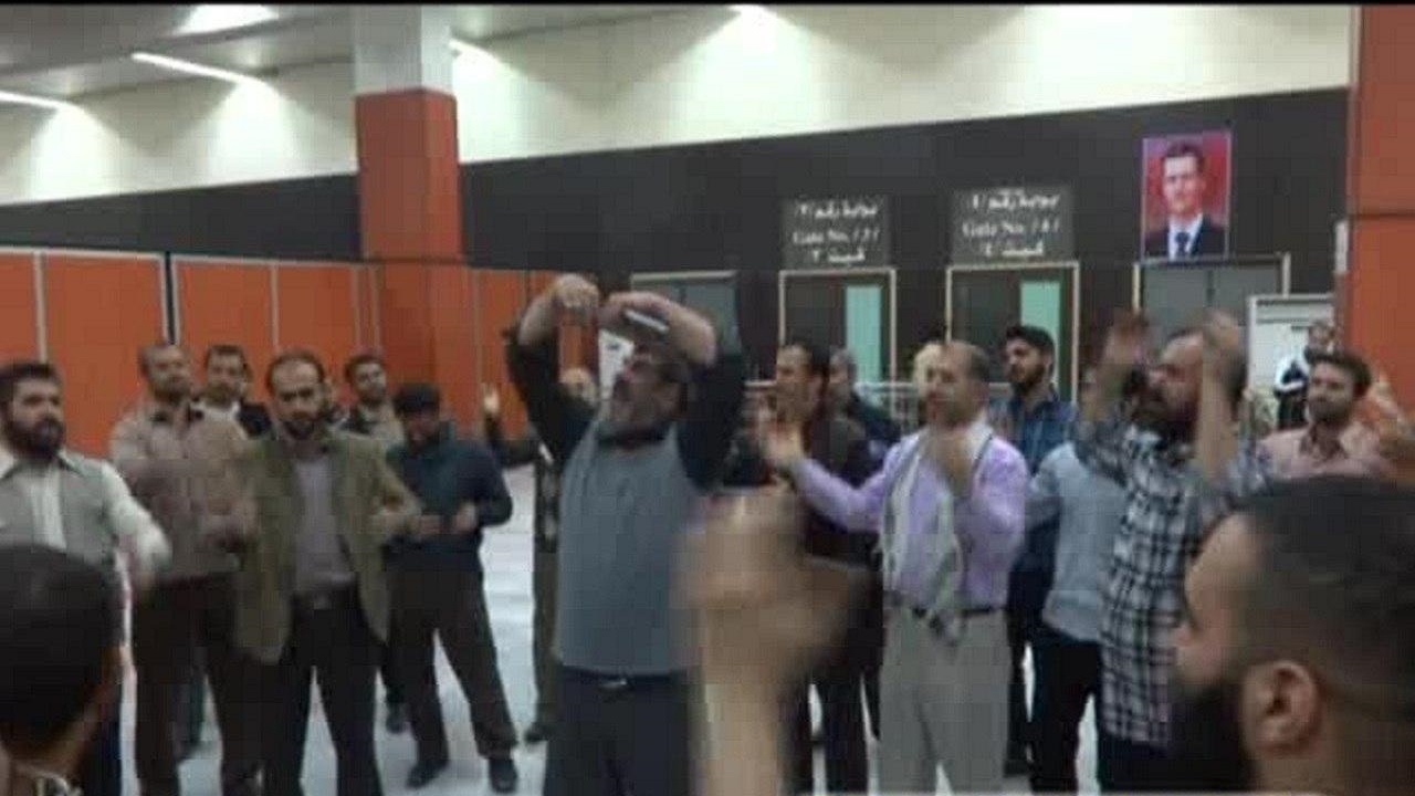 سینه زنی مدافعان حرم و شهدای خان طومان در سوریه