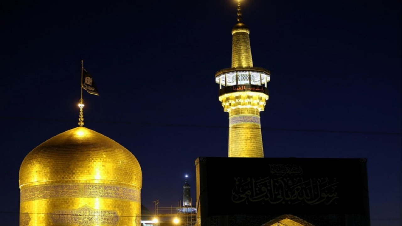 حال و هوای حرم رضوی در آستانه سالروز شهادت ثامن الائمه (ع) + تصاویر
