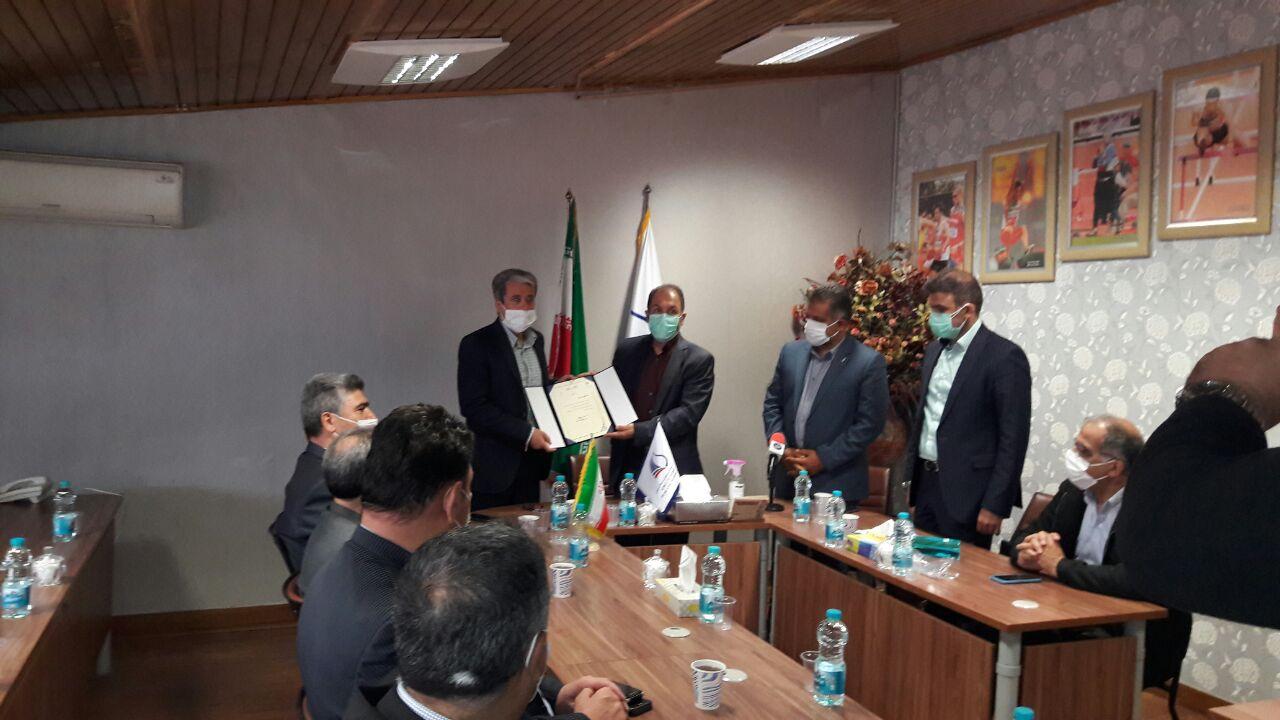 مراسم معارفه رئیس جدید فدراسیون دو و میدانی برگزار شد