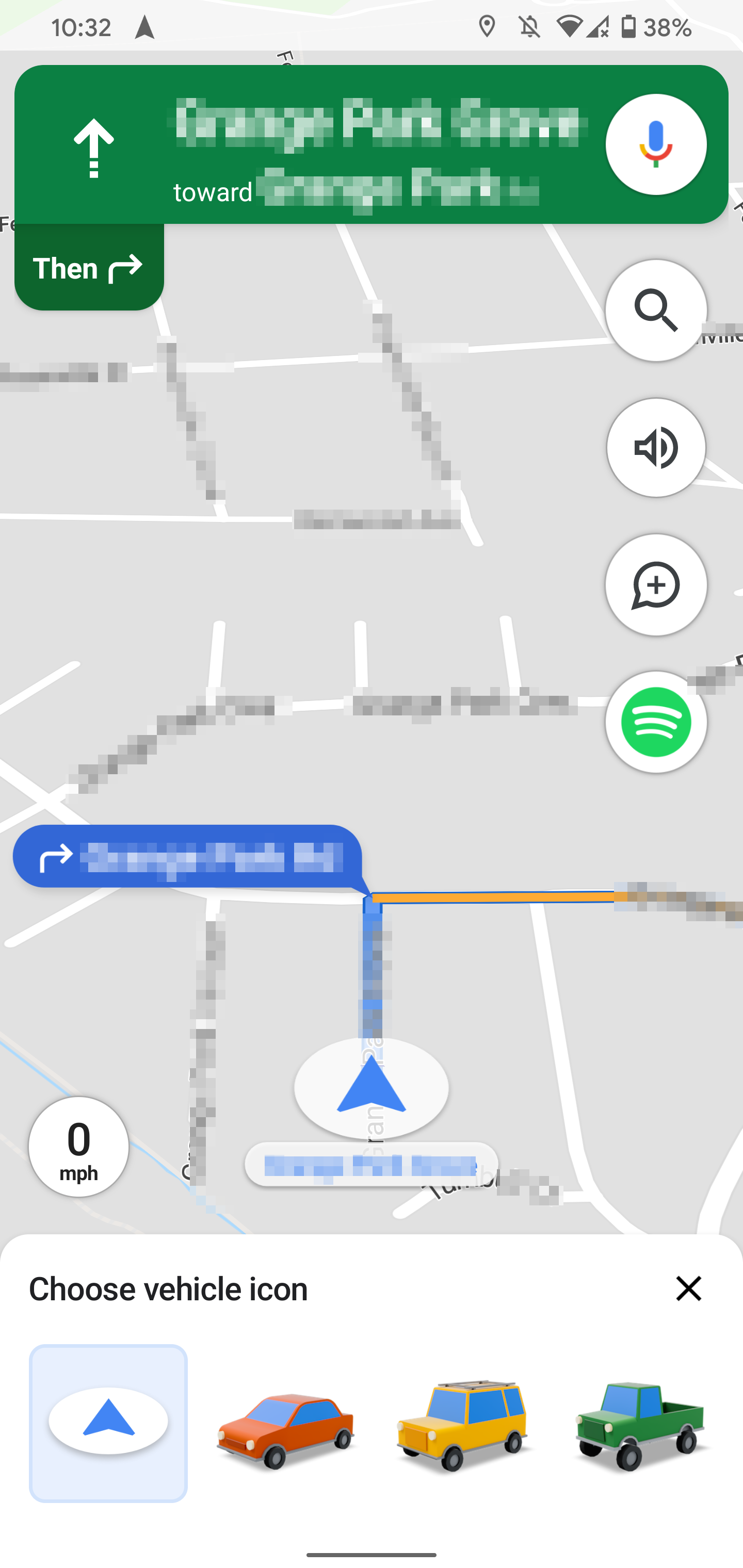 امکان تغییر خودرو در برنامه گوگل مپ