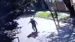 شاخ به شاخ شدن وحشتناک دو خودرو + فیلم