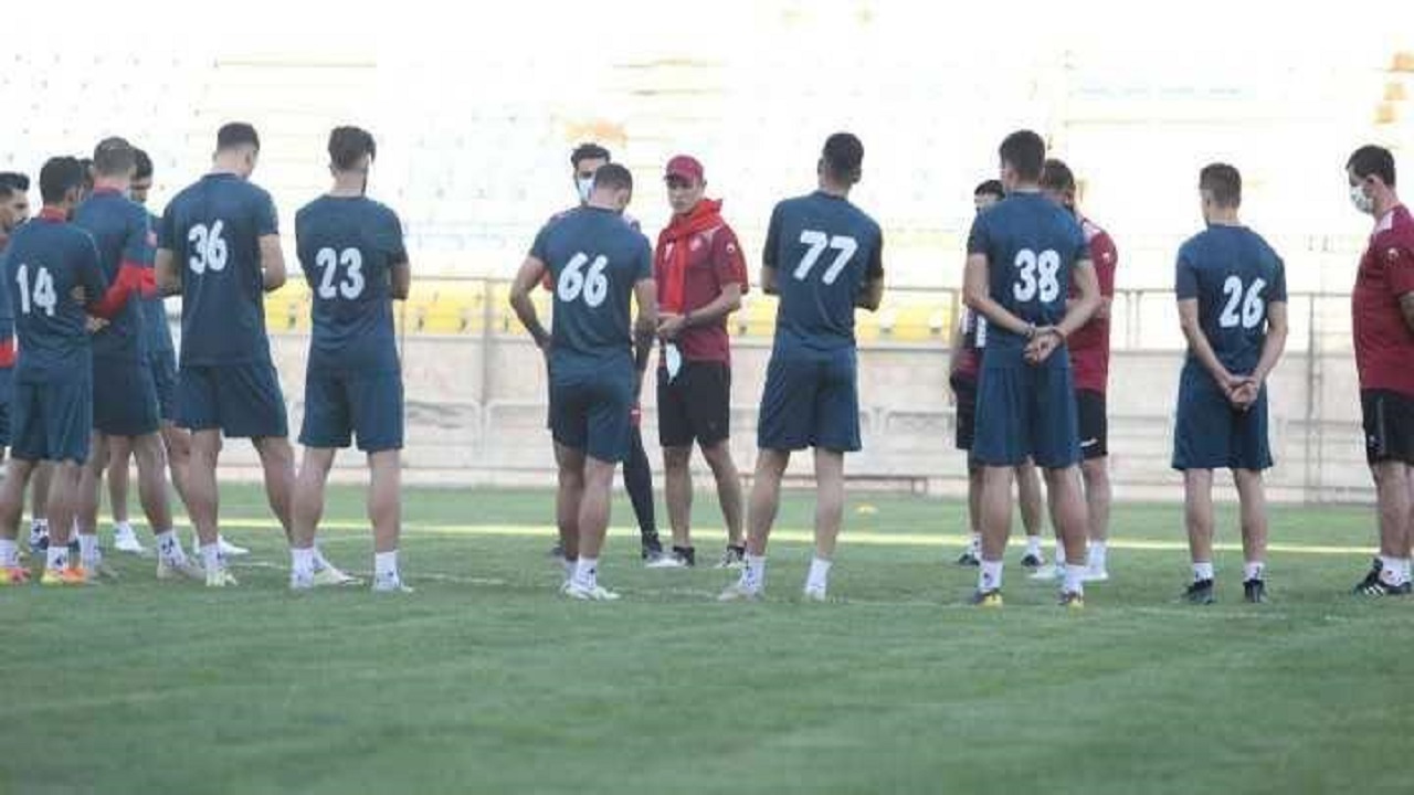 تمرین شاداب پرسپولیس در ورزشگاه کاظمی