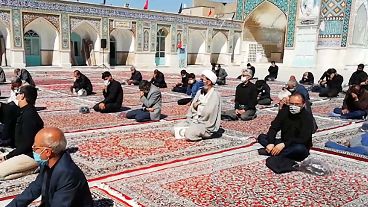 مراسم سوگواری شهادت حضرت محمد(ص) و امام حسن مجتبی(ع) در کاشمر + فیلم