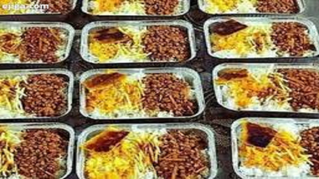 توزیع غذای گرم در روستای کردلر ایلخچی