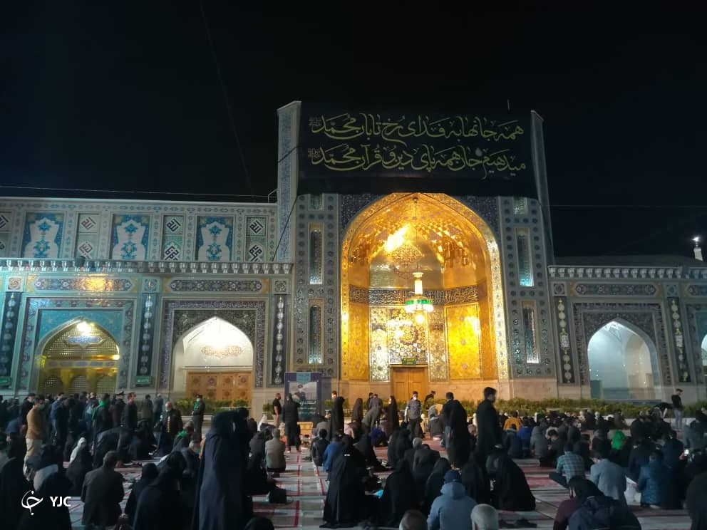 مشهد الرضا سیاه پوش عزای شاه خراسان است+تصاویر