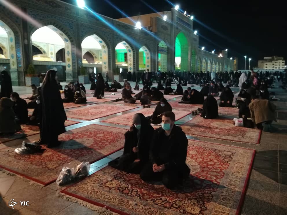 مشهد الرضا سیاه پوش عزای شاه خراسان است+تصاویر