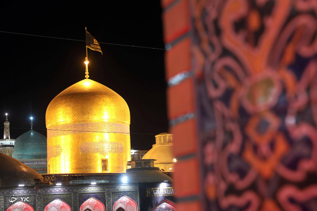 مشهد الرضا سیاه پوش عزای شاه خراسان است+تصاویر
