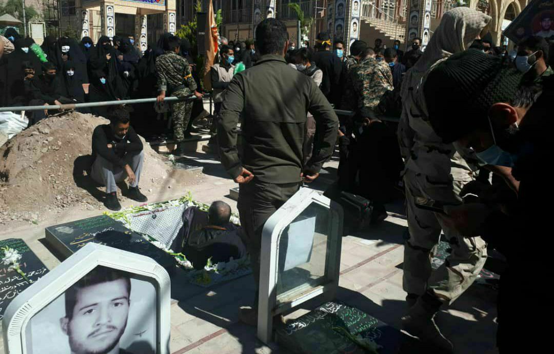 پیکر شهید حسن حسنی سعدی 