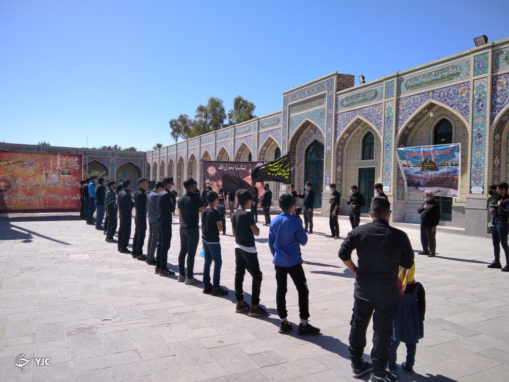  عزاداری مرقد مطهر حضرت امام زاده زید علیه السلام شهر شهداد روز شهادت امام رضا علیه السلام