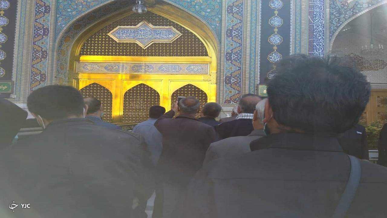 حرم سلطان خراسان غرق در ماتم و عزا + تصاویر