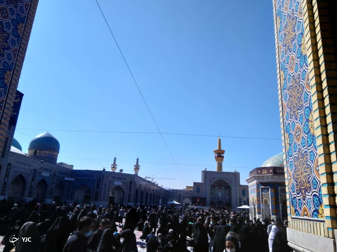 حرم سلطان خراسان غرق ماتم و عزا 