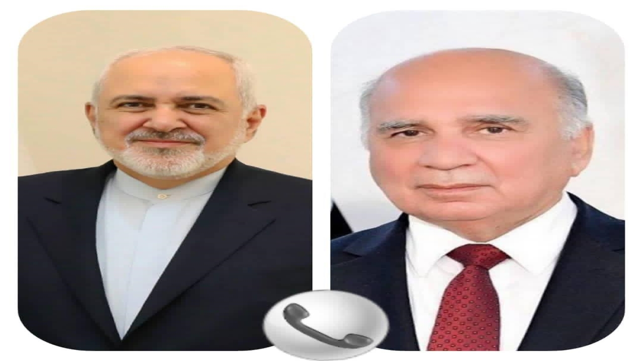 ظریف با وزیر خارجه عراق گفت‌وگو کرد/ پیگیری توافقات فی مابین در سفر اخیر هیات عراقی به تهران