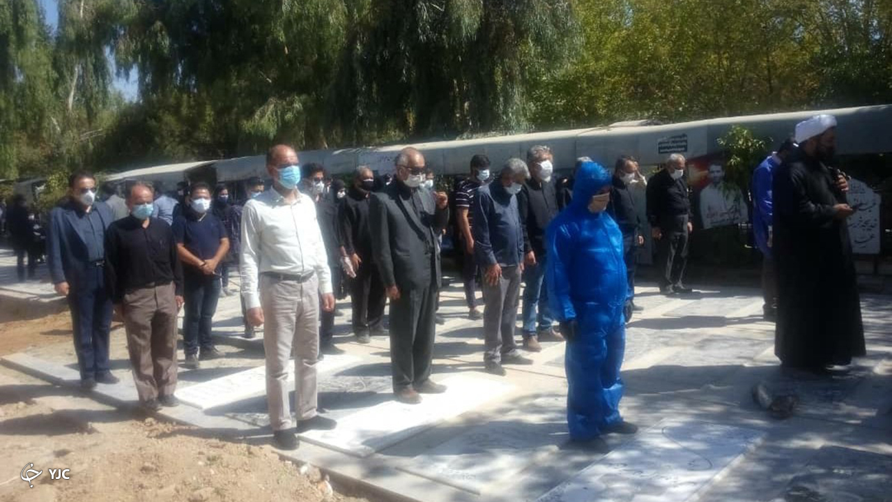 پیکر خلبان هادی توکلی در خاک آرام گرفت