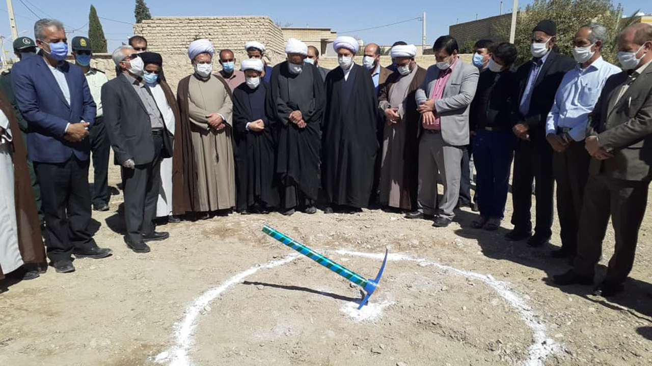 کلنگ‌زنی ساخت حوزه علمیه نورالثقلین در فسا