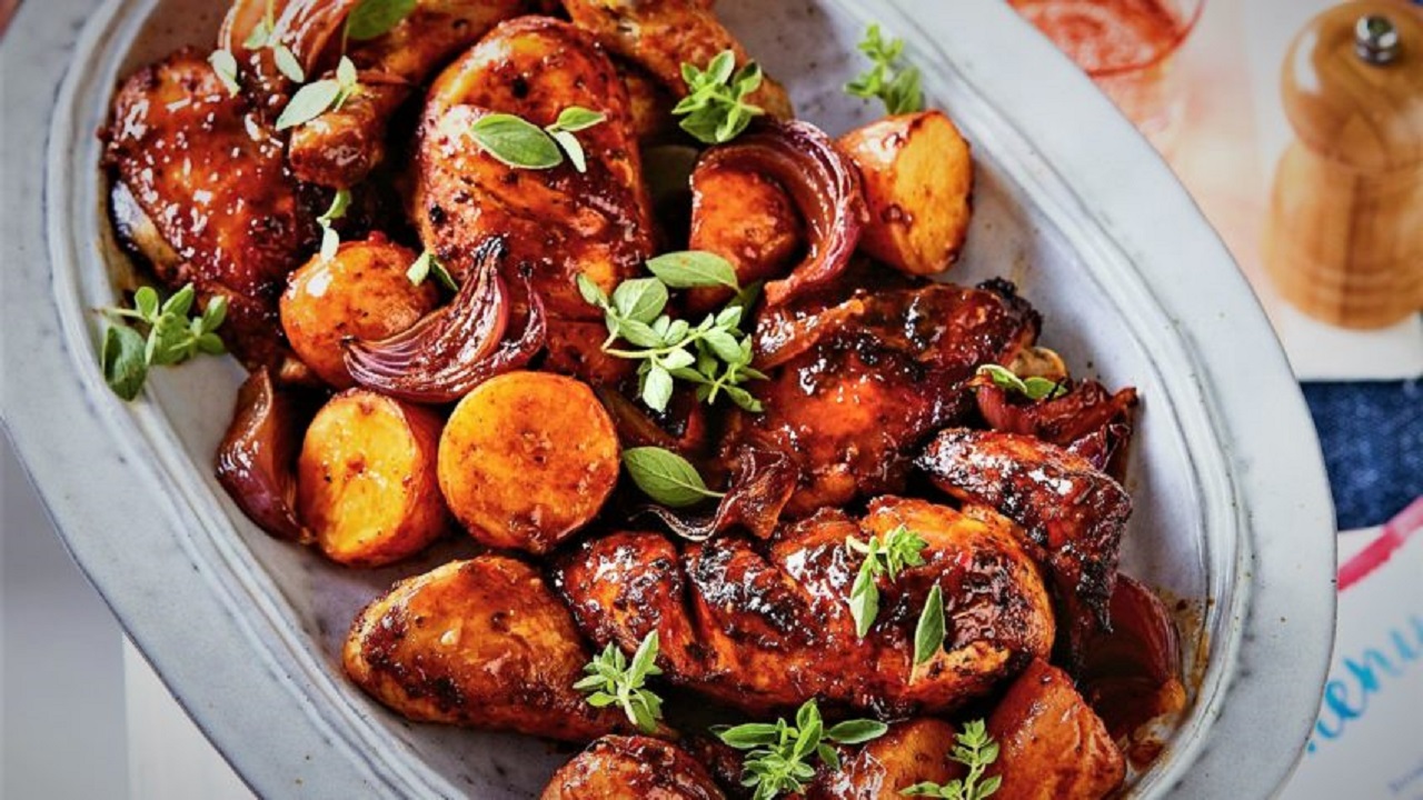 طرز تهیه خوراک مرغ پرتقالی با طعمی فوق العاده